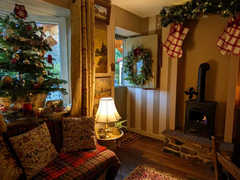Our Christmas Cottage Dining Room