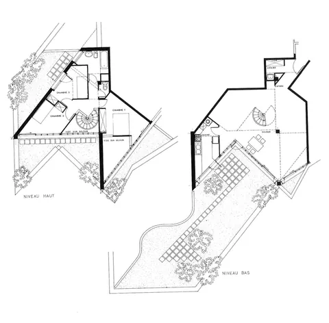 Ivry-sur-Seine social housing designed by Jean Renaudie (1969-1975)