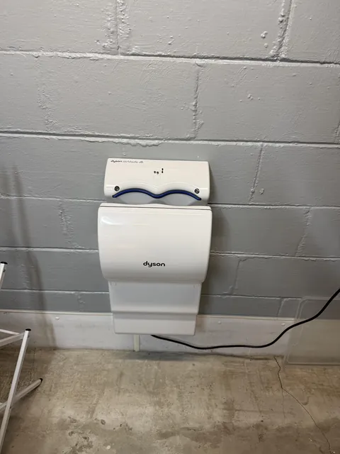 Just bought a house. Basement includes a Dyson hand dryer.