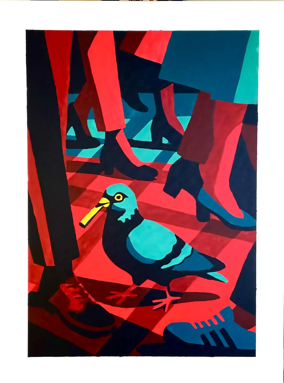 Mine Now, dugsaresound (me), acrylic on canvas, 2025