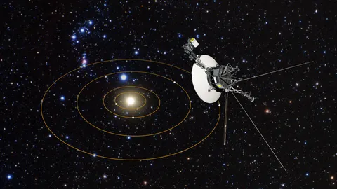 NEWS 🚨: In November 2026, NASA's Voyager 1 spacecraft will become the first human-made object to reach a distance of one light-day from Earth