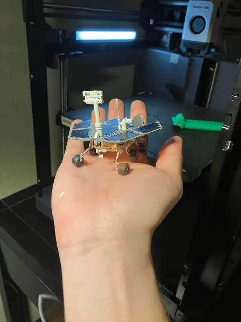 My Opportunity diorama I made from scratch.