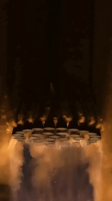 Starship launch in super slow motion