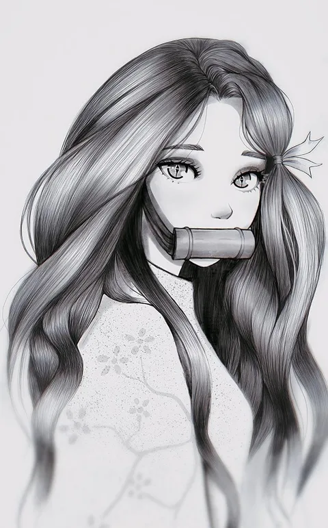 My own take on Nezuko from 'Kimetsu No Yaiba'