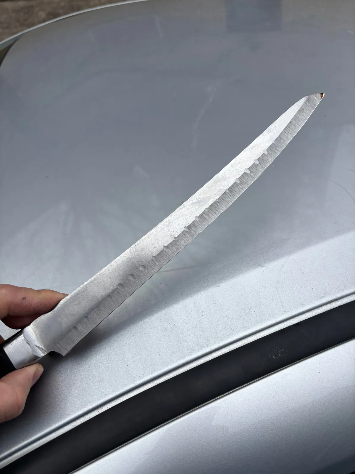 Took my expensive knife to a local sharpener. This is how it came back.