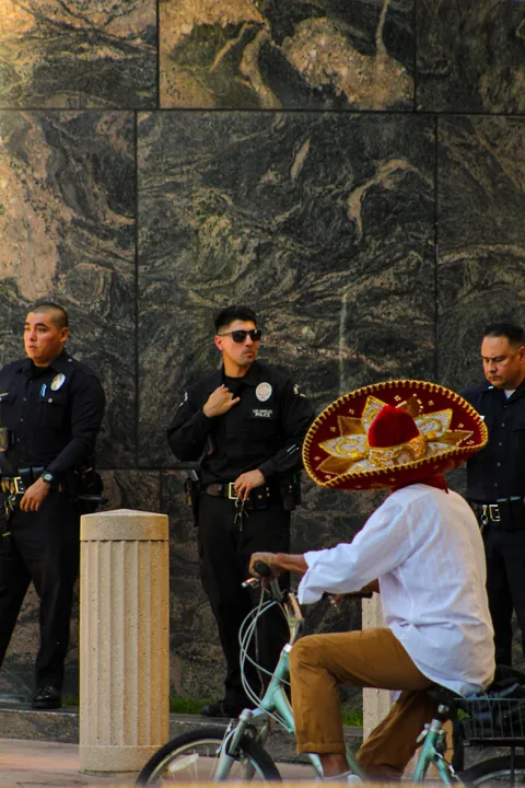 Scenes from No Kings 2.0 in Downtown Los Angeles, October 18, 2025 [OC]