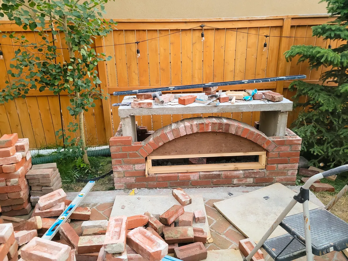 I built a BBQ this summer