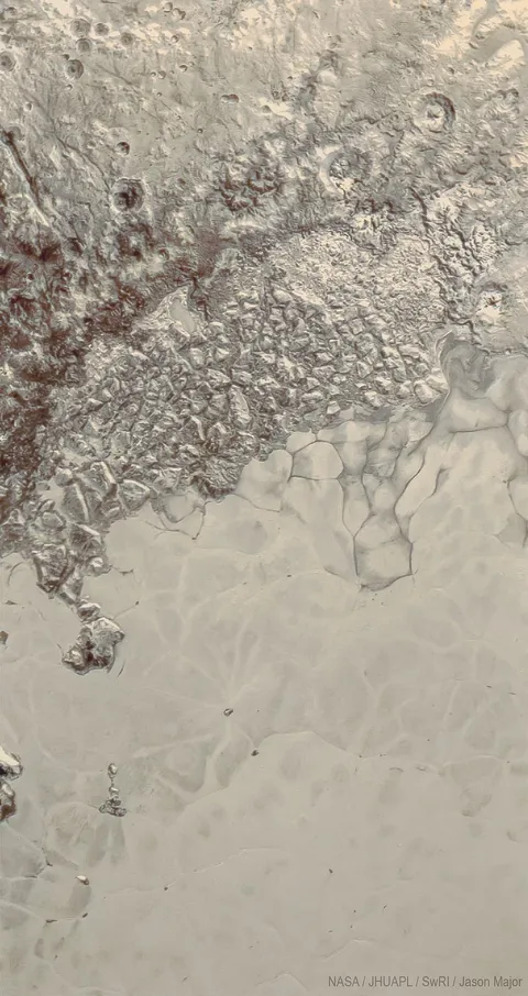 One of the SHARPEST IMAGES OF PLUTO, taken by New Horizons 10 years ago today