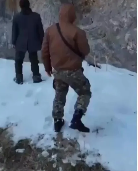 Explorers have found what looks to be a giant doorway located in the Dzungarian Alatau Mountains of Kazakhstan.