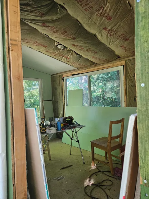 Proud completion of chicken coop to office conversion