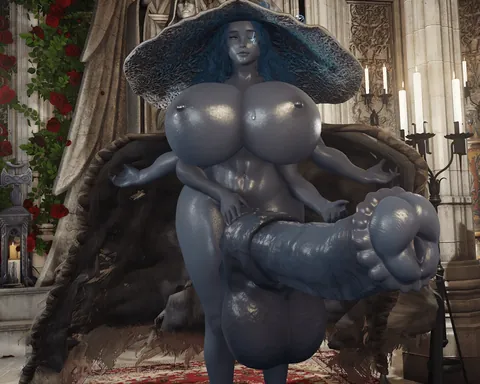 Ranni fills Melina with her Primeval Current (by me)