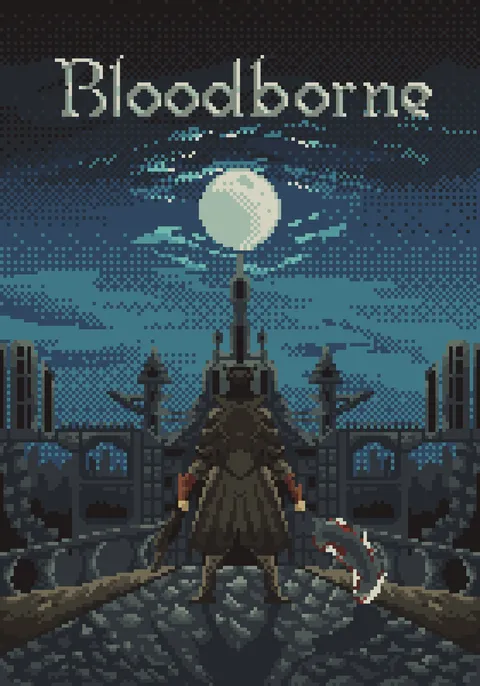 Bloodborne pixel art