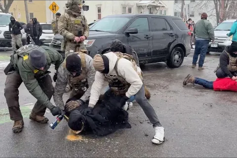 ICE Tear Gasses Minneapolis (1/21/26) [OC]