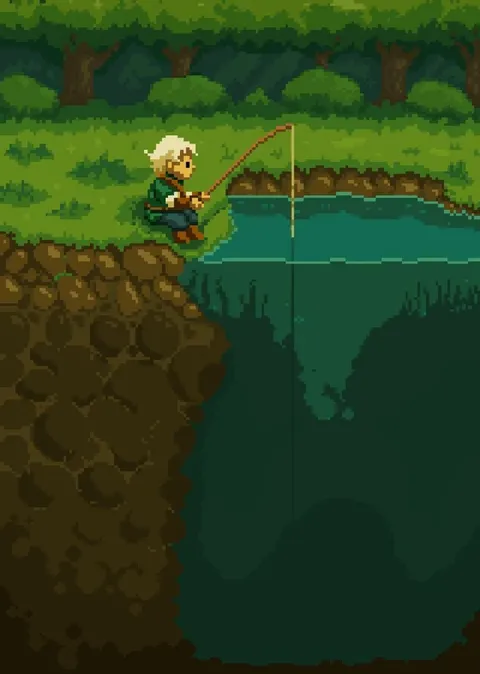 After an arm injury I've made a little fishing piece to retrain it :D