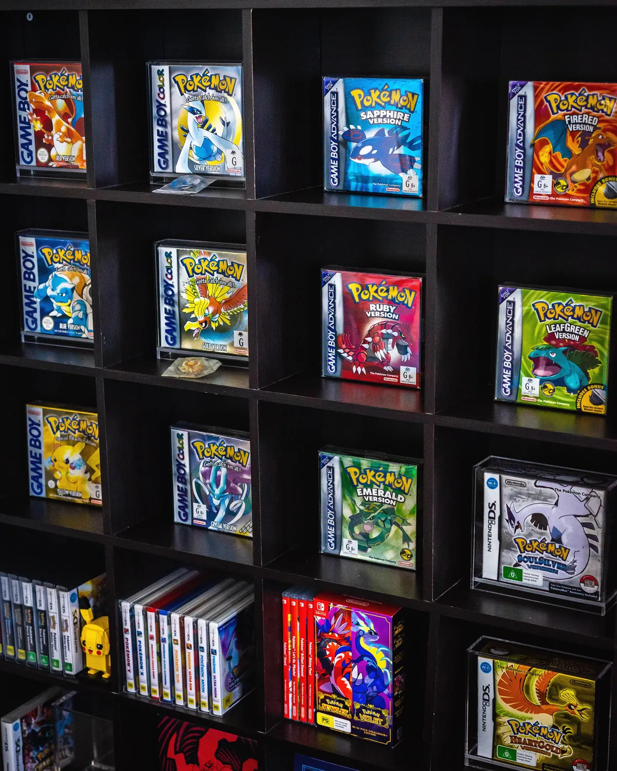 My mainline Pokemon game collection is complete