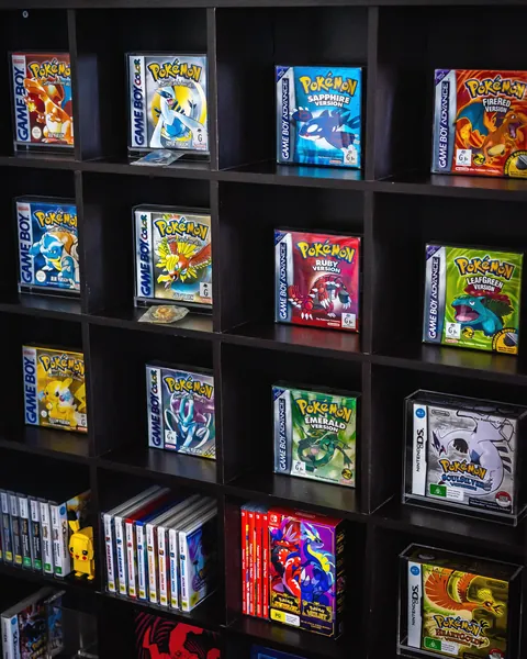 My mainline Pokemon game collection is complete