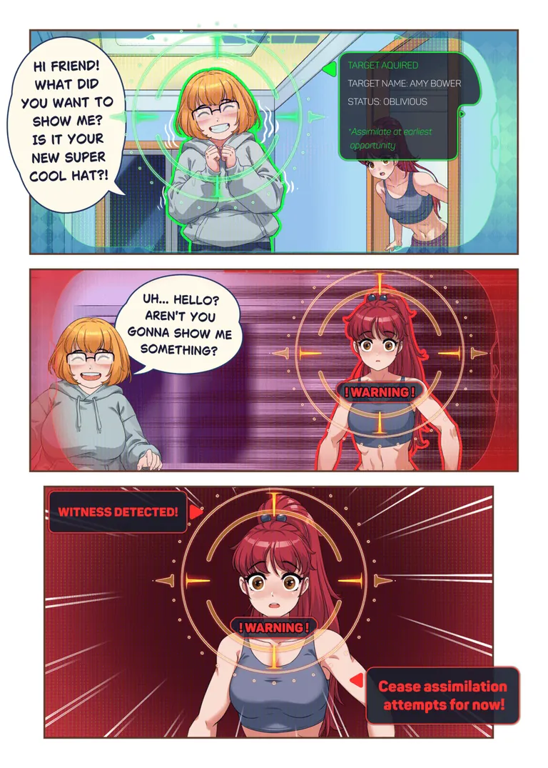 An Alien Possessed my Roommate Pages 1-14