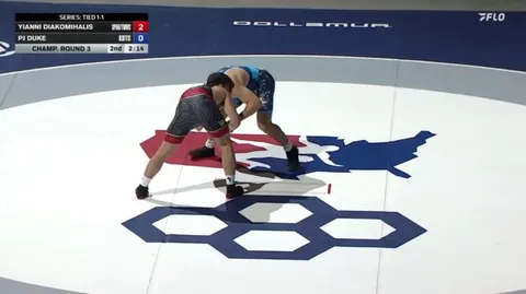 Incoming college freshman PJ Duke pins 4 time NCAA champion, world silver medalist, to represent U.S.A in the Wrestling world championships