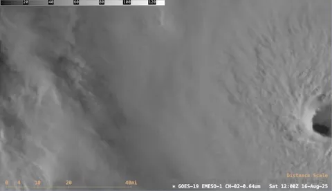 🔥Most incredible satellite imagery yet of Hurricane Erin, category 5 peak intensity (16.8.25)