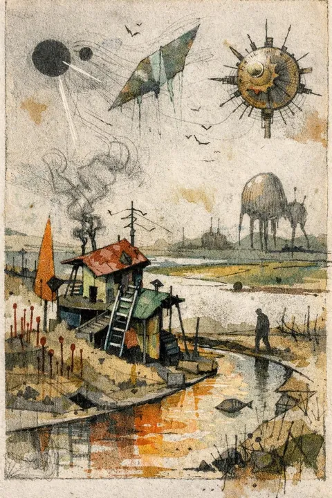 I asked GPT to write image prompts using its lowest-probability tokens