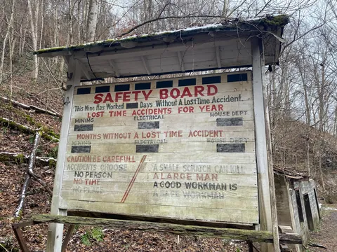 I visited an abandoned coal mine (and company town) in West Virginia today.