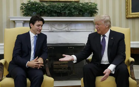 PsBattle: Canadian PM Justin Trudeau hesitating to shake Donald Trump's hand