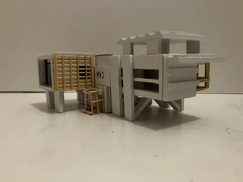 Architecture model that I made. How does it look? (Im 15yo and I wanna be an architect in the future)