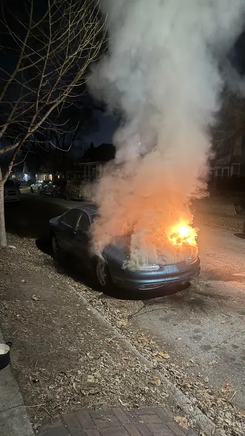 Got a knock at the door during the half time show