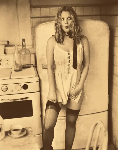 Drew Barrymore in her prime era photographed by Mark Seliger for Rolling Stone (2000)