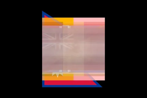 Arithmetic mean color field of all 249 ISO 3166-1 national flags (linear RGB average)