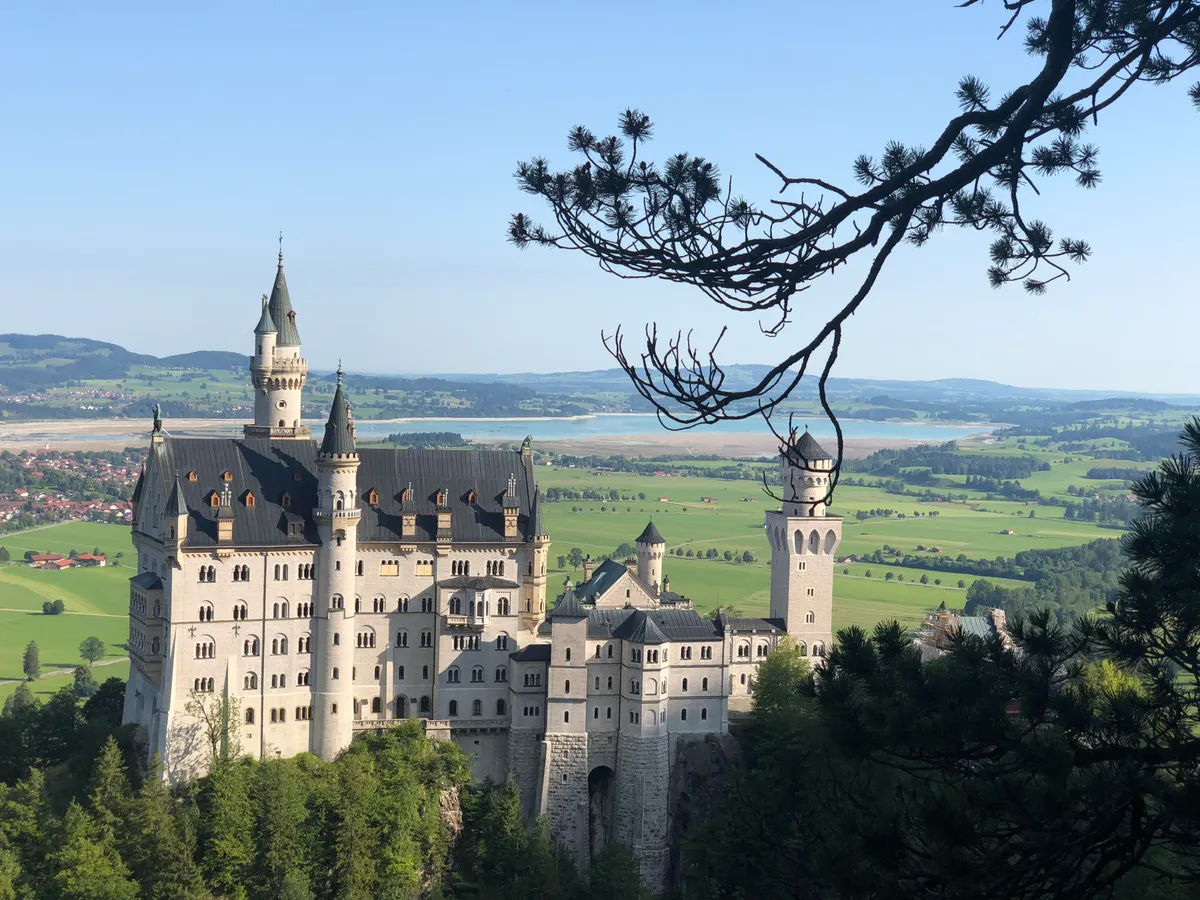 After a short hike this was the view of Neuschwanstein Castle.