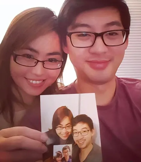 A married couple posed together for a picture every year since they first met 12 years ago 