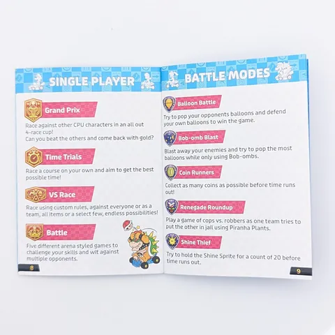 Some custom manuals, Mario Kart and Echoes of Wisdom 