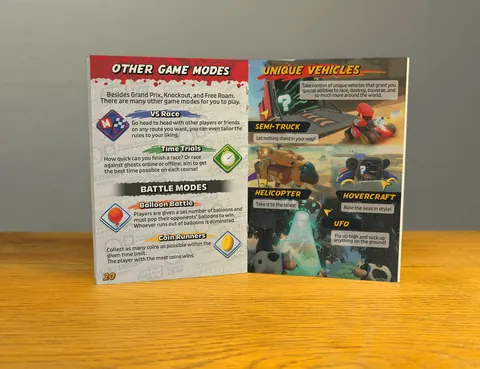 Custom Manual/Booklet for Mario Kart World