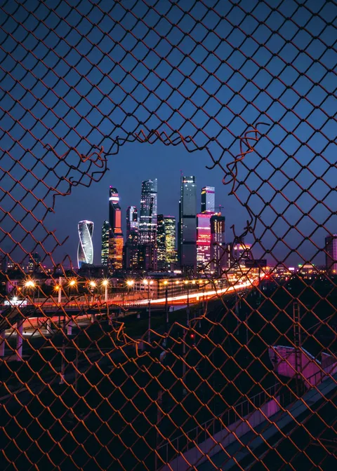 ITAP of the skyscrapers in Moscow