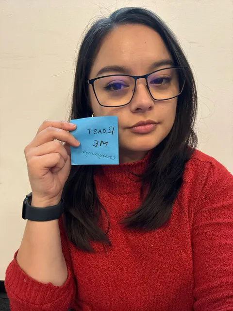 Roast me. This should be fun. 