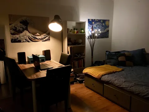 I like coming home to my student room 😊