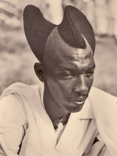 Men's hairstyles in pre-colonial Africa