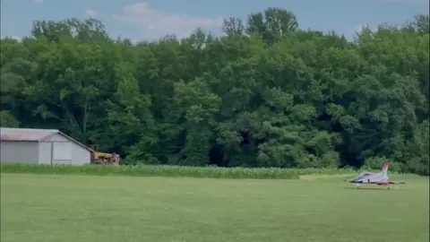 Hope the owner of this $35K RC jet had insurance