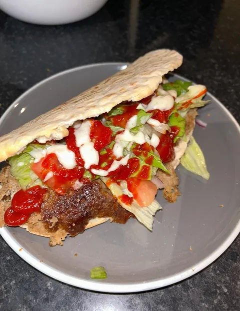 [homemade] Doner kebab.