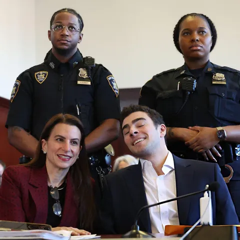 Luigi Mangione with his lawyer in NYC court, 12 December 2025