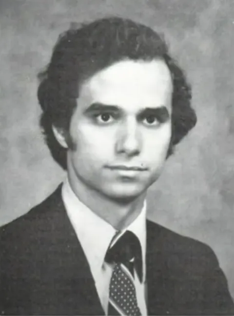 Leo XIV, the first American pope, as a student at Villanova in the 1970s