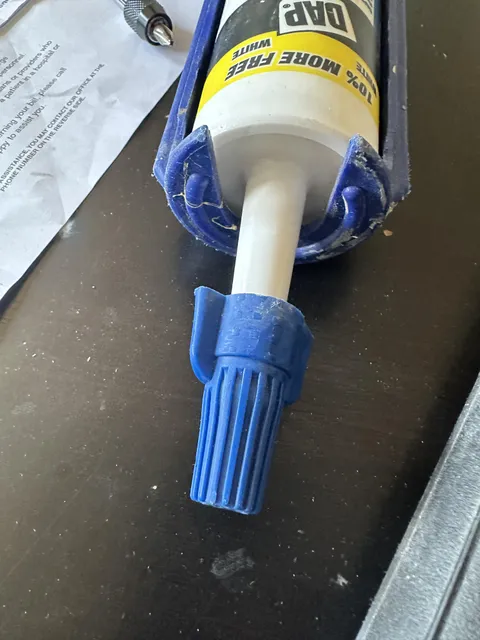 #8 wire nuts for resealing caulk tubes