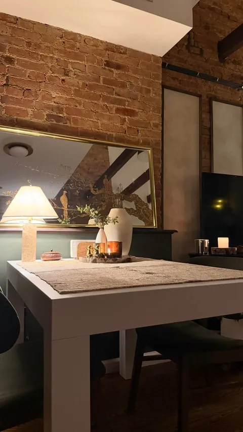 My moody self Brooklyn apt at night