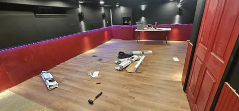 movie theater build in our basement what do you guys think?