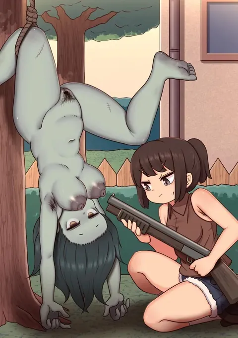 My best friend has turned into a zombie but her dead cunt is to hot to ignore