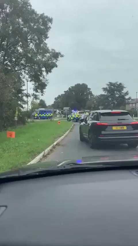 British Trident nuclear warheads transported under heavy guard for routine maintenance