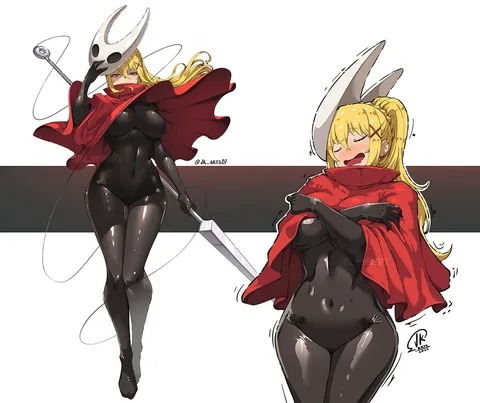 Hornet Darkness (@jk_arts07)[konosuba x hallow knight]