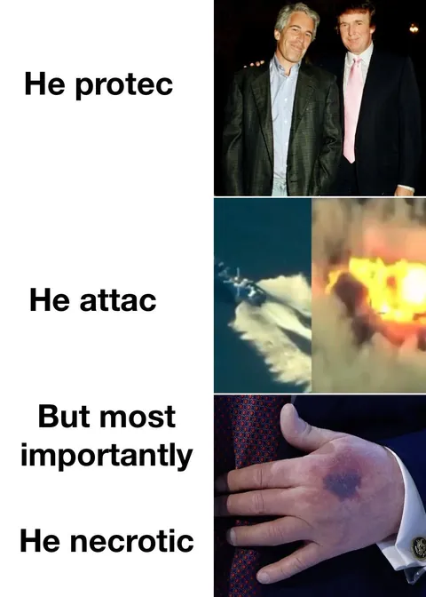He protec He attac