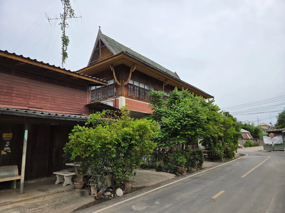 An exceptionally maintained thai village